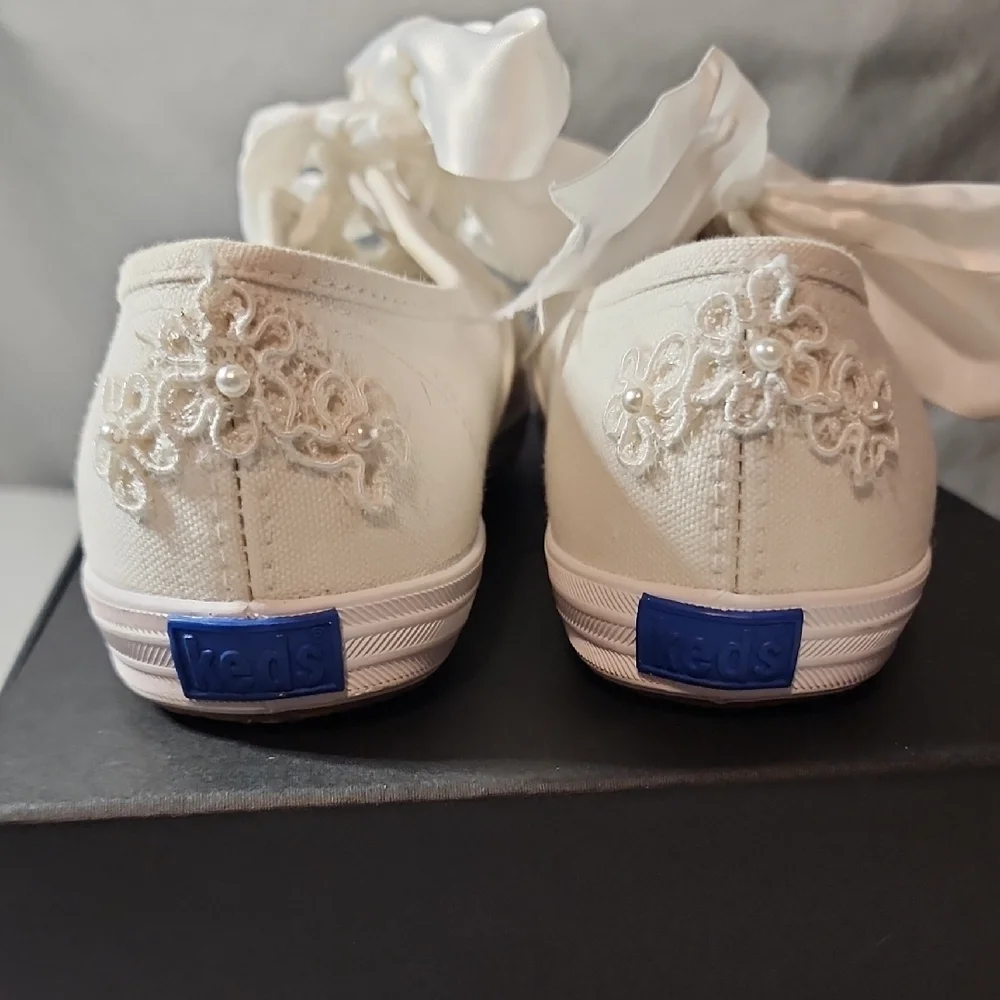 Keds bride Satin Ribbon Sneakers - Picture 3 of 9
